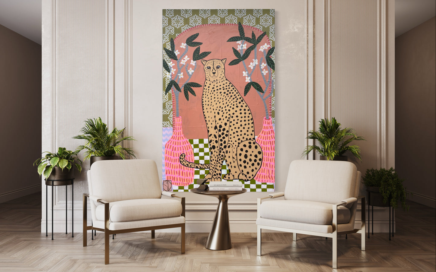 Large Cheetah Interior
