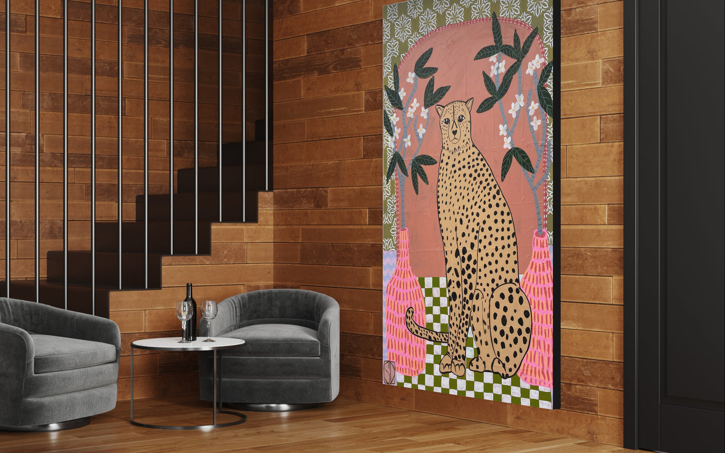 Large Cheetah Interior