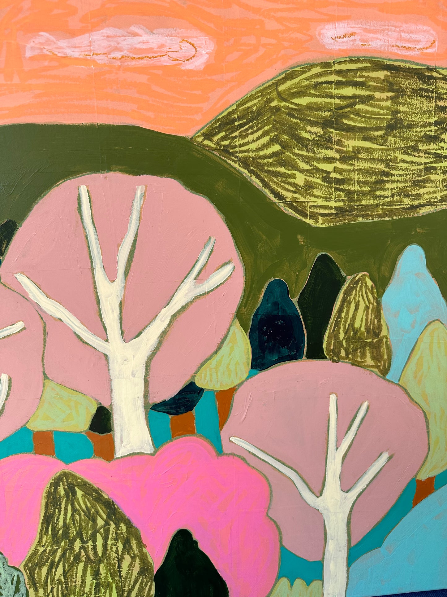 ABSTRACT LANDSCAPE SERIES SMALL 1-76cmx76cmx4cm