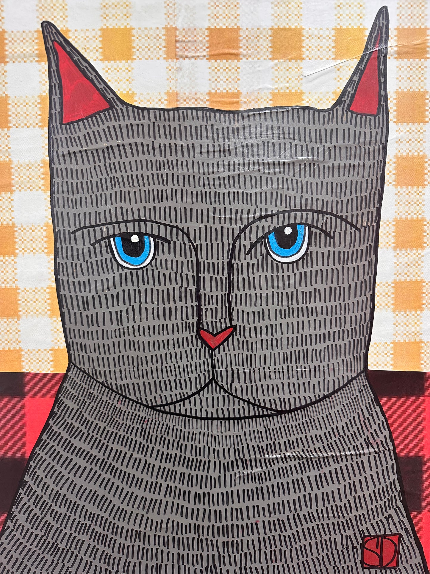 Cat Series-40cmx50cmx4cm